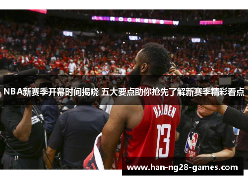 NBA新赛季开幕时间揭晓 五大要点助你抢先了解新赛季精彩看点